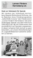 Amtsblatt 2020-07-09 Lernen Fördern Herrenberg e.V_Spende Volksbank